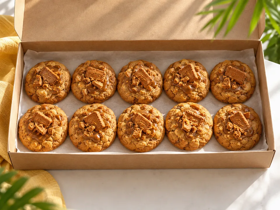 Exemple: cookie amb crema de galeta